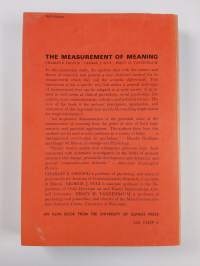 The measurement of meaning