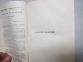 Syrische Grammatik mit Litteratur, Chrestomathie und Glossar