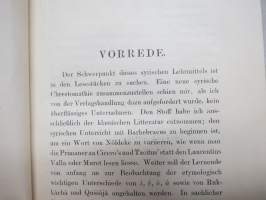 Syrische Grammatik mit Litteratur, Chrestomathie und Glossar