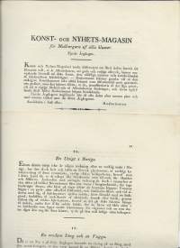 En Utsigt i Norige - gravyyri Konst- och Nyhets-Magasin för Medborgare af alla klasser  vuodelta 1821