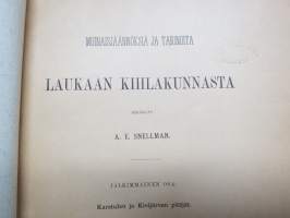 Luetteloja Suomen muinaisjäännöksistä XX (jälkimmäinen osa) - Laukaan kihlakunta, Karstula ja Kivijärvi