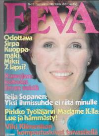 Eeva 1982 nr 11 / Odottava Sirpa Kuoppamäki, Teija Sopanen, Pirkko Työläjärvi, Klimenko kasvojen kohotus