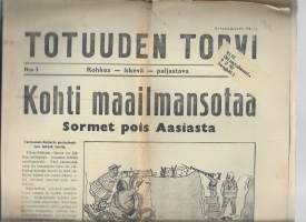 Totuuden Torvi 1955  nr 3 / Kohti maailmansotaa,