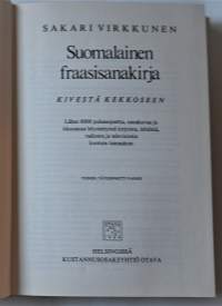 Suomalainen fraasisanakirja Kivestä Kekkoseen