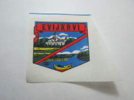 Evijärvi -kangasmerkki, matkailumerkki, leikkaamaton