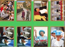 The Royal Family, 1988. Keräilykuvia Englannin Kuninkaallisesta perheestä: The Queen Mother, Diana, Charles, E II, Margaret, William, Henry, Philip, Anne etc.