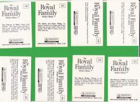 The Royal Family, 1988. Keräilykuvia Englannin Kuninkaallisesta perheestä: The Queen Mother, Diana, Charles, E II, Margaret, William, Henry, Philip, Anne etc.