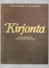 Kirjonta : uuden ompelu- ja käsityökerhon opasvihko 1980
