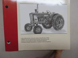 International Harvester Shop Manual -korjaamokirja, englanninkielinen, mallistoluettelo kuvissa