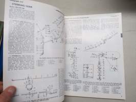 International Harvester Shop Manual -korjaamokirja, englanninkielinen, mallistoluettelo kuvissa