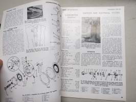 International Harvester Shop Manual -korjaamokirja, englanninkielinen, mallistoluettelo kuvissa