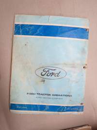 Ford 8600 traktori -käyttöohjekirja, englanninkielinen
