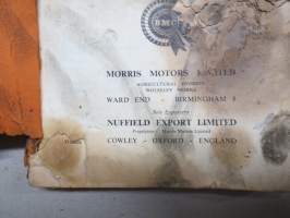 Nuffield Universal tractors Graphoref 25 owner´s service parts list -varaosaluettelo