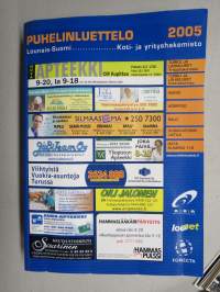 Koti ja yrityshakemisto 2005 LOU 02 - Lounais-Suomen puhelinluettelo