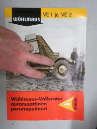 Wühlmaus-Vollernter automaattinen perunapoimuri VE1 ja VE2 -myyntiesite