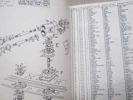 Rotor - Catrotor 540 / 1000 Spare Parts List -varaosaluettelo