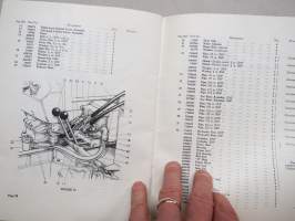 David Brown agricultural loader operating instructions and parts catalogue -käyttöohjekirja, traktorikuormaaja