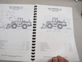 Liebherr L 531 (279/713 eteenpäin) / L 541 (289/758 eteenpäin) Instruction Manual -käyttöohjekirja, englanninkielinen