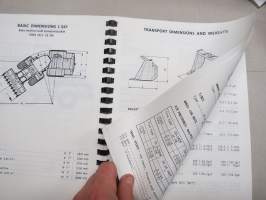 Liebherr L 531 (279/713 eteenpäin) / L 541 (289/758 eteenpäin) Instruction Manual -käyttöohjekirja, englanninkielinen