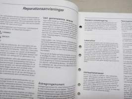 Volvo Penta TD 630, 640, 730, 740, 1030 sarjojen &quot;Tekniska Data&quot; Verkstadshandbok -korjaamokirjasarjan osa, teknistä tietoa