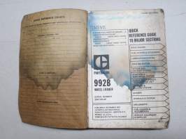Caterpillar 992B Wheel loader serial number 25K1170-up -varaosaluettelo