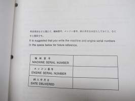 Kobelco SK250 (LC), SK250 NLC Parts Manual -varaosaluettelo