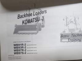 Komatsu WB91R-2 / 93R-2 Backhoe Loaders Basic Technical training -teknistä tietoa ja ohjeita