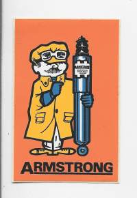 Amstrong  - tarra 9x6 cm