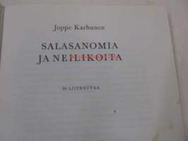 Salasanomia ja neilikoita