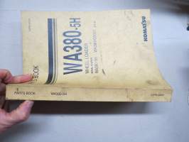 Komatsu WA380-5H Wheel Loader serial number WA380H20051 and up Parts Book -varaosaluettelo