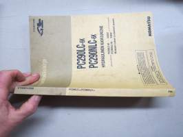 Komatsu PC290LC-6K / PC290NLC-6K hydraulinen kaivinkone sarjanumerosta K30001 ja siitä ylöspäin -käyttöohjekirja / huolto-ohjekirja