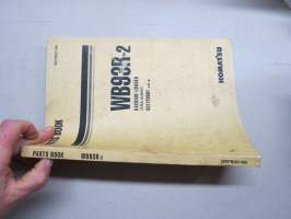 Komatsu WB93R-2 Backhoe Loader serial number 20001 and up Parts Book -varaosaluettelo