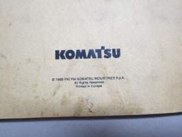 Komatsu WB93R-2 Backhoe Loader serial number 20001 and up Parts Book -varaosaluettelo