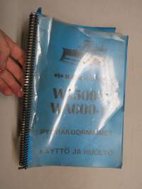 Komatsu WA500-1 / WA600-1 Pyöräkuormaaja sarjanumerosta 10001 ja siitä ylöspäin -käyttöohjekirja / huolto-ohjekirja