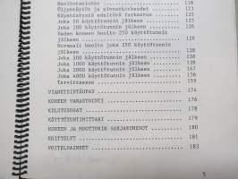 Komatsu WA500-1 / WA600-1 Pyöräkuormaaja sarjanumerosta 10001 ja siitä ylöspäin -käyttöohjekirja / huolto-ohjekirja