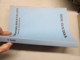 Volvo BM T 500 Reservdelskatalog - Parts Catalogue -traktori, varaosaluettelo