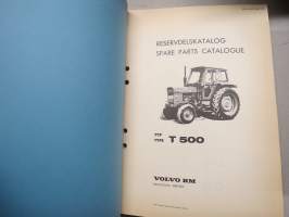 Volvo BM T 500 Reservdelskatalog - Parts Catalogue -traktori, varaosaluettelo