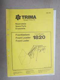 Trima / Bergsjö 1820 Frontlastare / Front Loader / Front Lader -Reservdelar - Spare parts - Ersatzteile