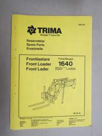 Trima / Bergsjö 1640 Frontlastare / Front Loader / Front Lader -Reservdelar - Spare parts - Ersatzteile