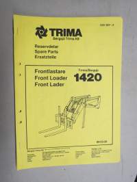 Trima / Bergsjö 1420 Frontlastare / Front Loader / Front Lader -Reservdelar - Spare parts - Ersatzteile