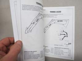 Trima / Bergsjö frontlastare 730, 820, 1420, 1440, 930, 1020, 1620, 1640, 1220, 1840 Instruktionsbok -kuormaaja, käyttöohjekirja ruotsiksi