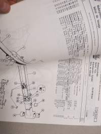 Valmet 1515, 1715, 2115 kuormaaja -varaosaluettelo / reservdelsblad
