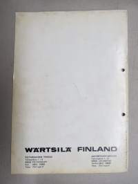 Wärtsilä paalain - hårdpress -varaosaluettelo / reservdelskatalog