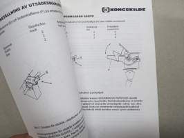 Kongskilde Juko Demeter Combiseed H250 Hinattava kylvölannoitin -käyttöohjekirja / varaosaluettelo - Instruktionsbok / Reservdelsbok