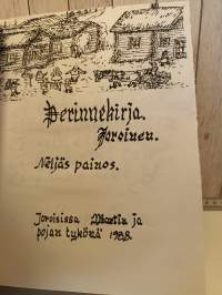Joroisten pitäjäkirja  -Perinnekirja