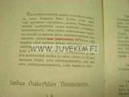 Janhua Osakeyhtiön Yhtiöjärjestys 1919, Uusikaupunki