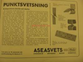 Aseasvets- en serie annonser om punktsvetsning 