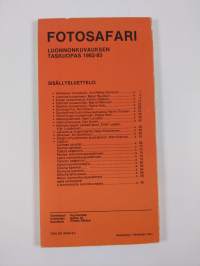 Luonnonkuvauksen taskuopas 1982-83