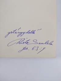Pieni astia Pyhässä maassa (signeerattu, tekijän omiste)