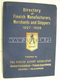 Directory of Finnish Manufacturers, Merchants and Shippers 1927-1928